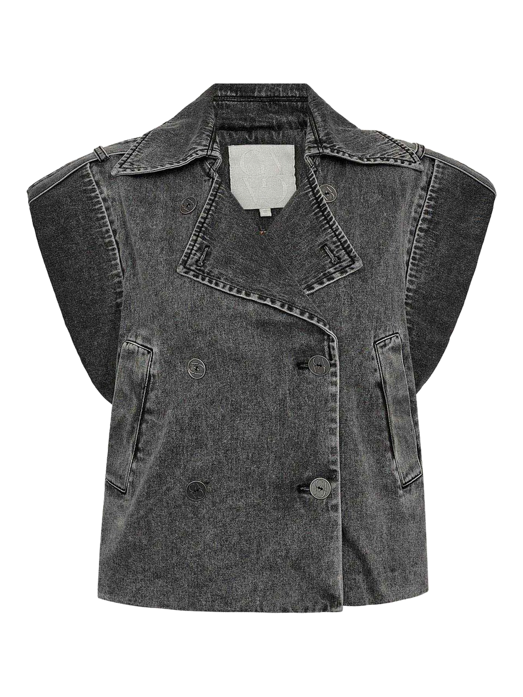 Gossia AlfridaGO Vest Vests Black snow wash