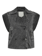 Gossia AlfridaGO Vest Vests Black snow wash