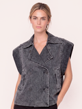 Gossia AlfridaGO Vest Vests Black snow wash
