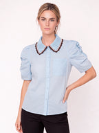 Gossia AllyGO Blouse Bluser Light Blue