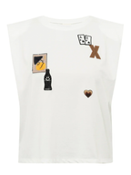 Gossia AmaliaGO Li Tee Tops Off-white