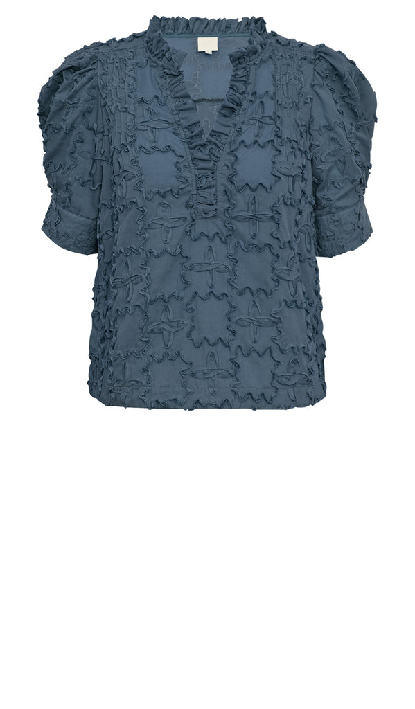 Gossia AmarGO Jo Blouse Bluser Dusty Blue