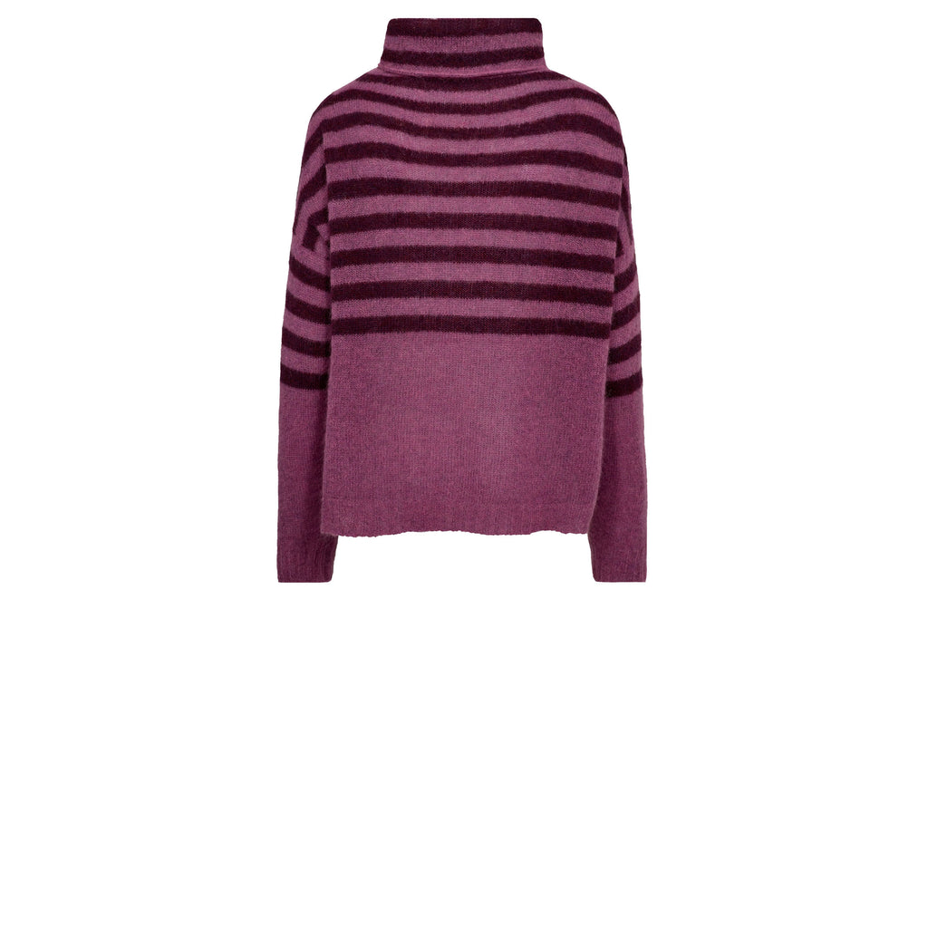 Gossia AmbrosiaGO Sweater Strik Jumper Plum/Dark Plum