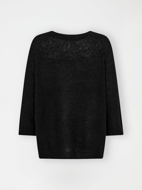 Gossia AmeliaGO Sweater Striktrøje Black