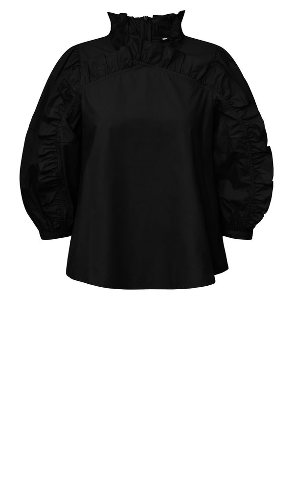 Gossia AngeliaGO Blouse Bluser Black