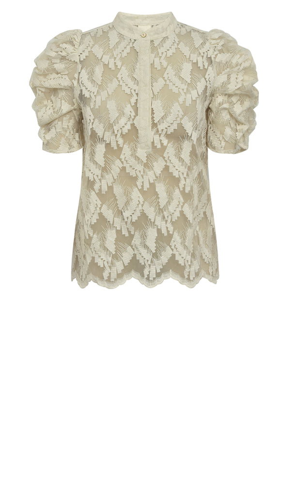 Gossia AnnGO Sofie Blouse Bluser Creme