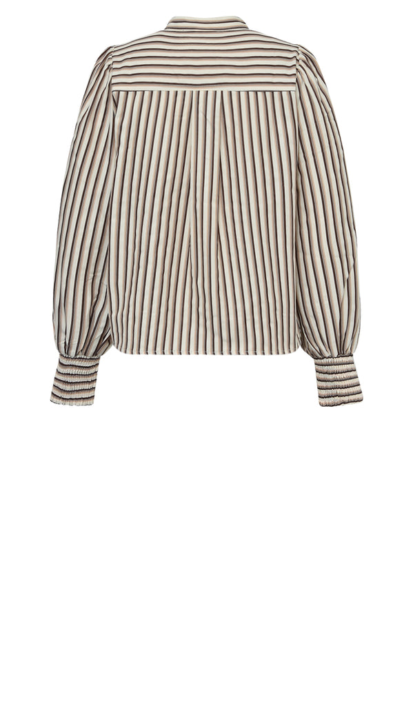 Gossia AnnemaiGO Blouse Bluser Brown Stripes