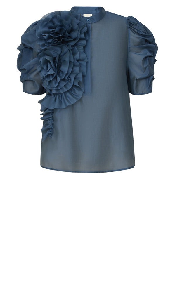 Gossia AnnsofiGO Blouse Bluser Dusty Blue