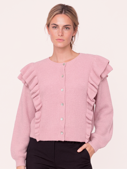 Gossia AnnsofiGO Cardigan Strik Cardigan Soft Rose