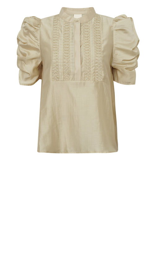 Gossia AnnsofiGO Lull Blouse Bluser Champagne