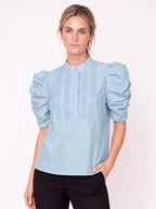 Gossia AnnsofiGO Lull Blouse Bluser Light Blue