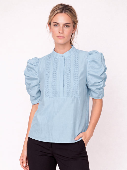 Gossia AnnsofiGO Lull Blouse Bluser Light Blue