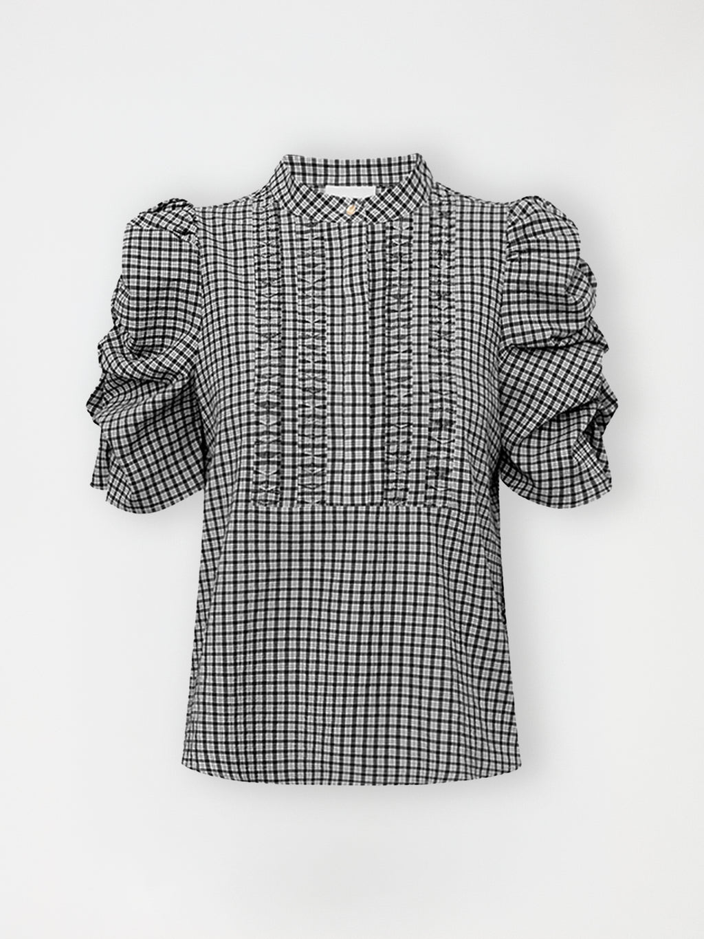 Gossia AnnsofiGO Lullu Blouse Bluser Black Checks
