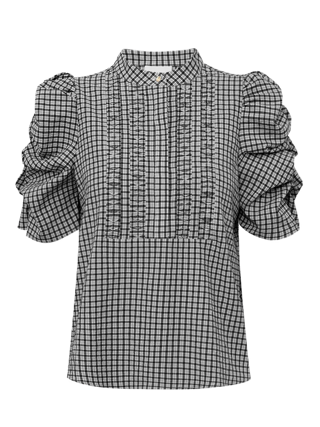 Gossia AnnsofiGO Lullu Blouse Bluser Black Checks