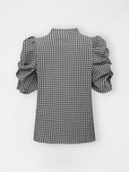 Gossia AnnsofiGO Lullu Blouse Bluser Black Checks