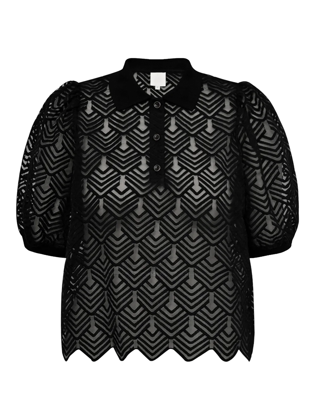 Gossia AvaGo Polo Tee Bluser Black