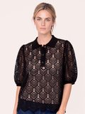 Gossia AvaGo Polo Tee Bluser Black