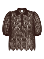 Gossia AvaGo Polo Tee Bluser Chocolate