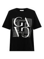 Gossia BasGO Tee T-Shirt Black / Silver Print