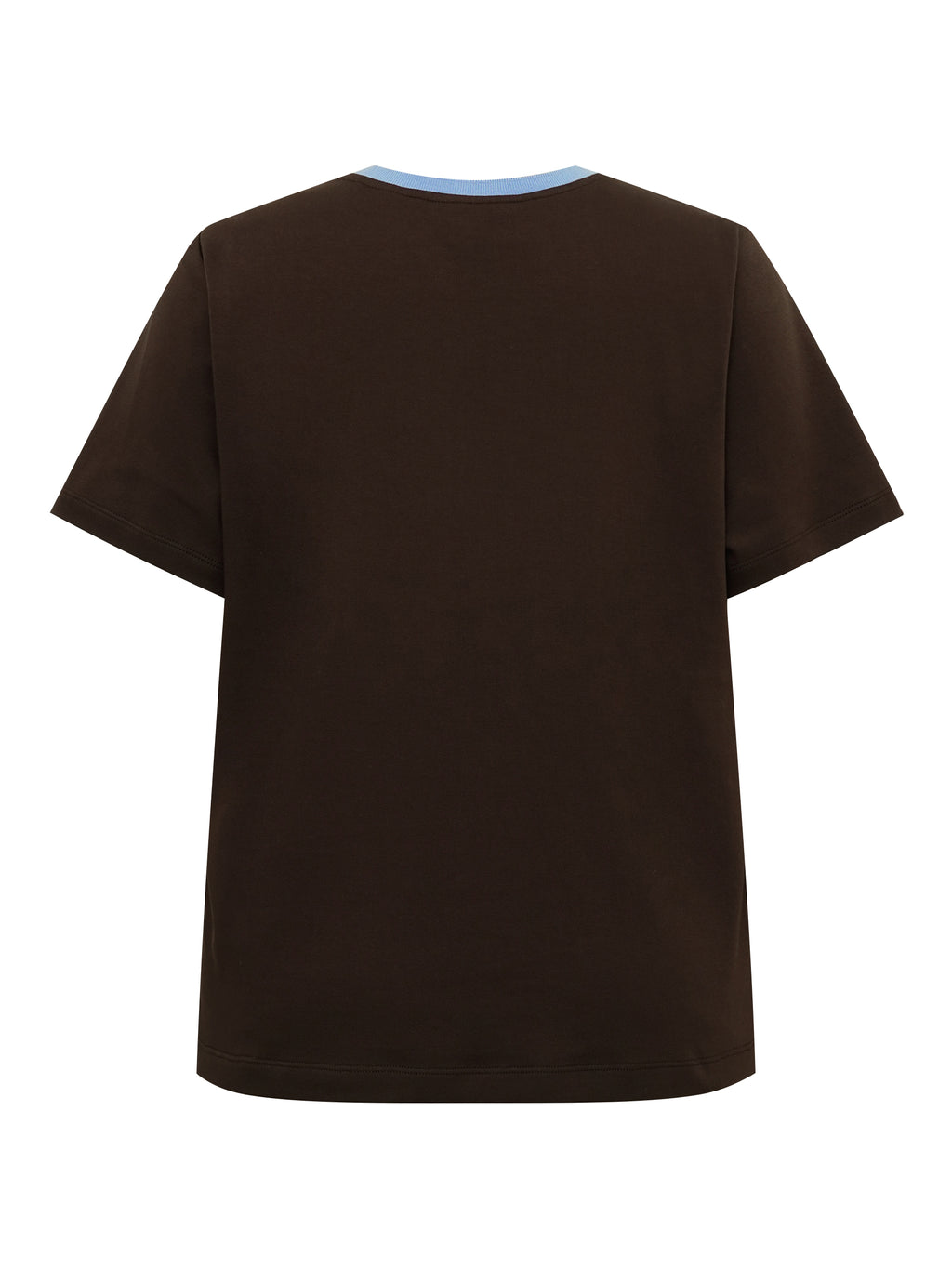 Gossia BasGO Tee T-Shirt Chocolate / Blue Print
