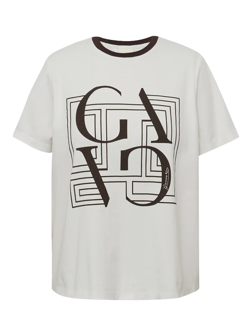 Gossia BasGO Tee T-Shirt Creme