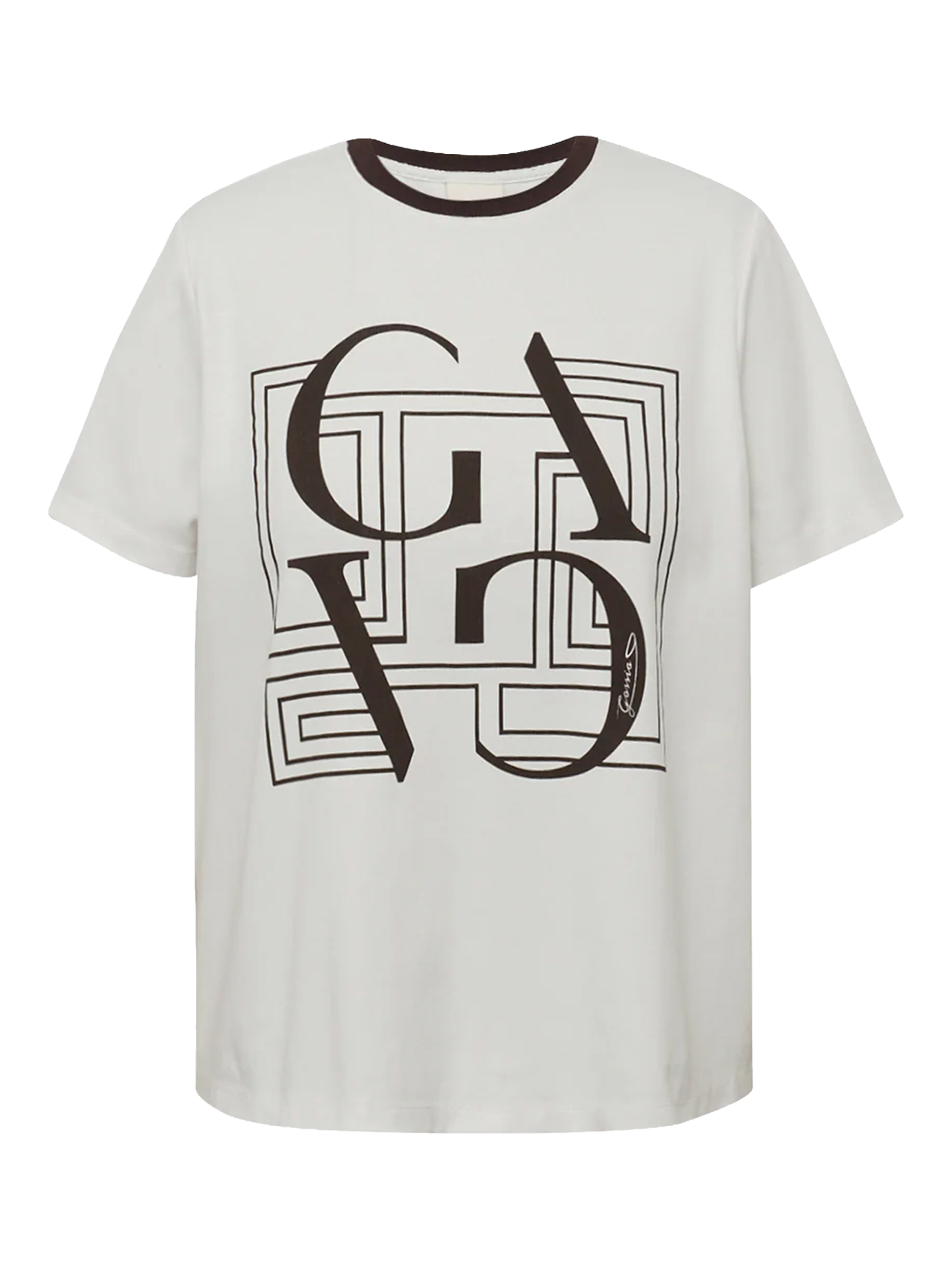 Gossia BasGO Tee T-Shirt Creme
