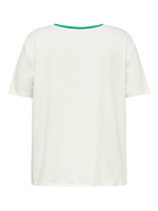 Gossia BasGO Tee T-Shirt Creme Diamond Green