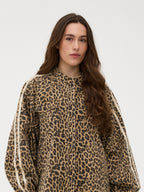 Gossia BasmaGO Jull Jacket Shirt Shirts Leopard Print/Cream Stripe