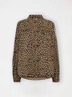 Gossia BasmaGO Jull Jacket Shirt Shirts Leopard Print/Cream Stripe
