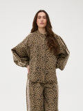 Gossia BasmaGO Jull Jacket Shirt Shirts Leopard Print/Cream Stripe