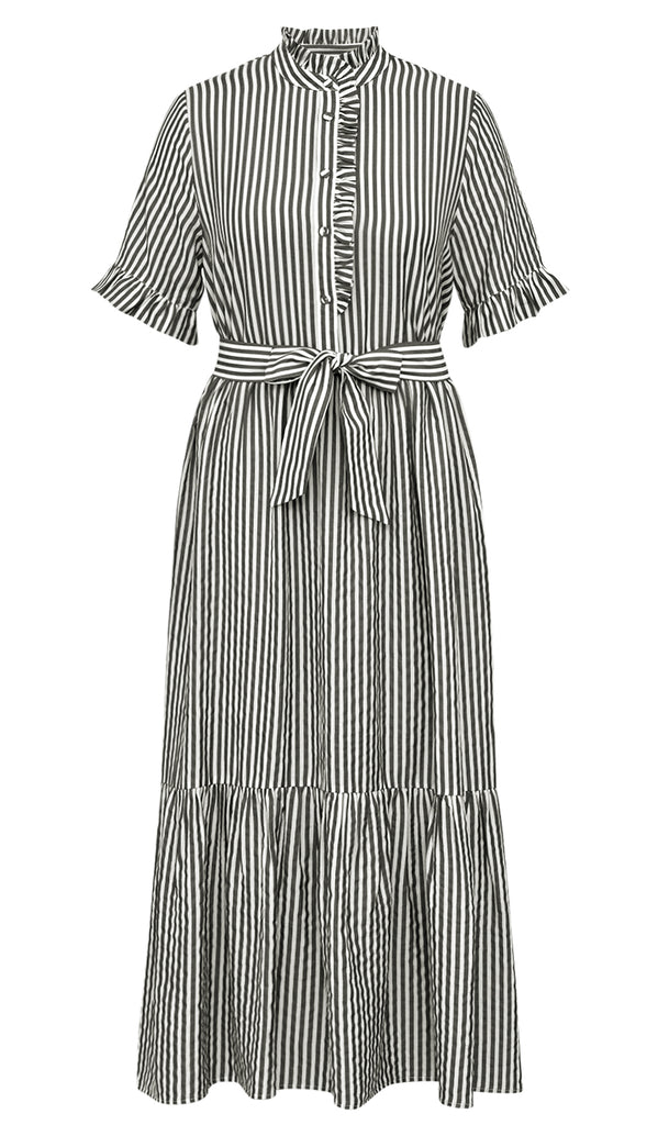 Gossia BoannaGO Dress Kjoler Black Striped