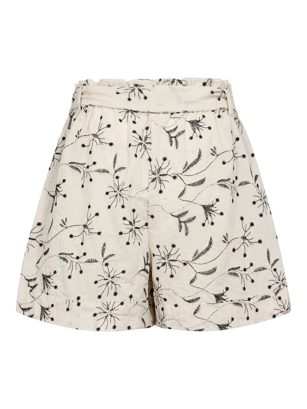 Gossia CarenGO Shorts Shorts Creme - Black embroidery