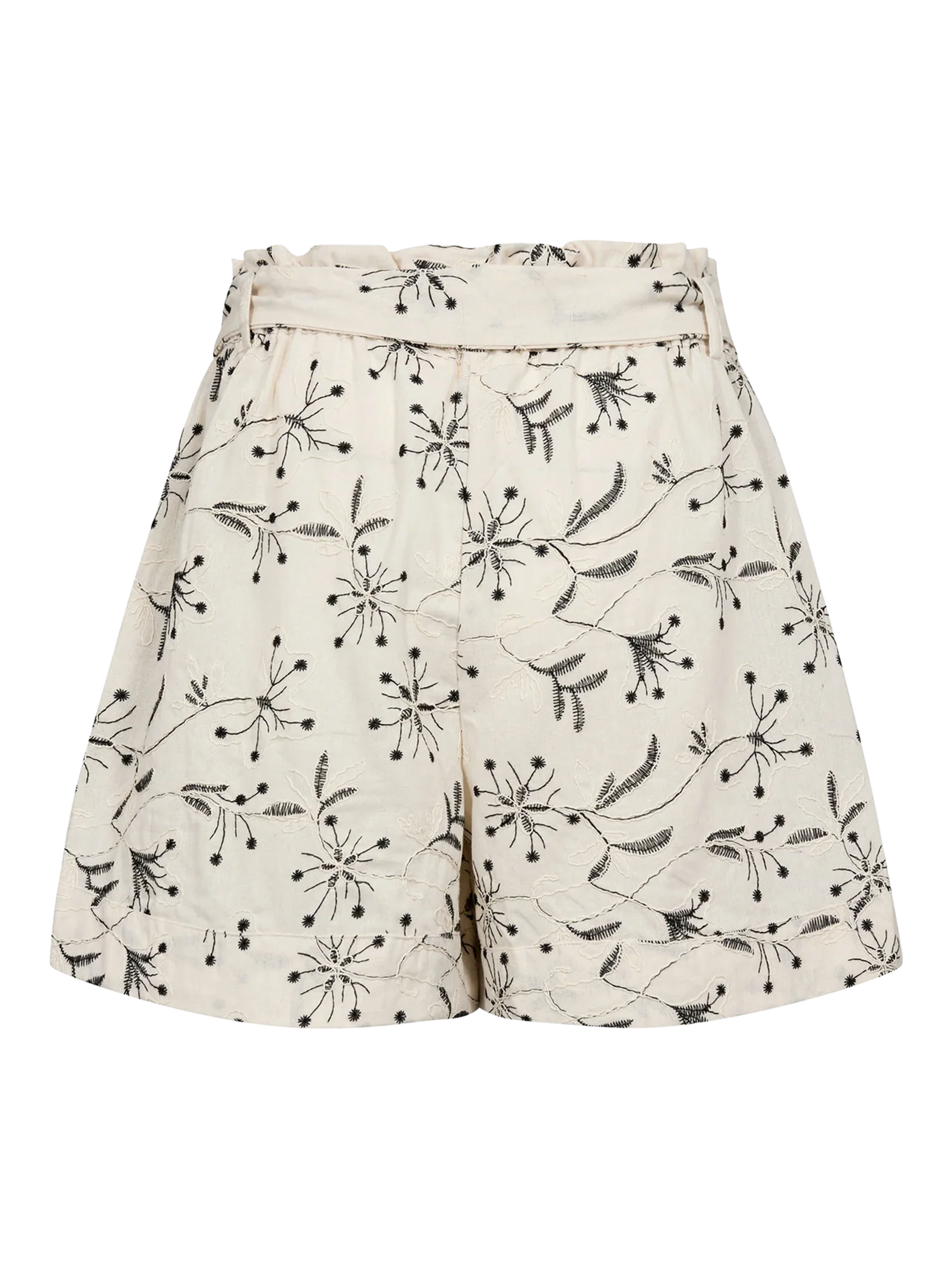 Gossia CarenGO Shorts Shorts Creme - Black embroidery