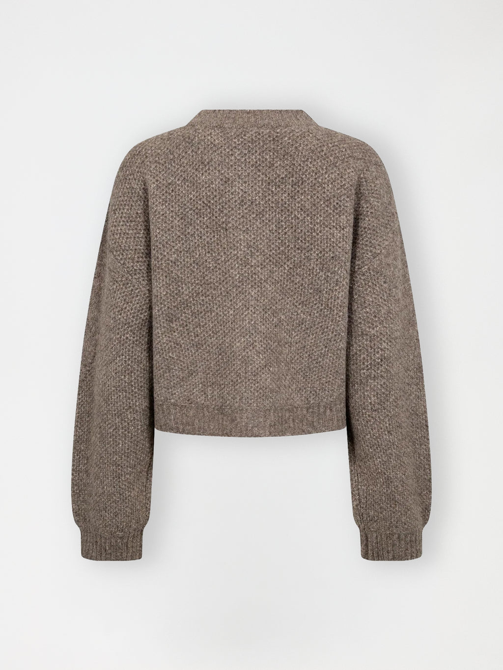 Gossia CarnaeGO Cardigan Strik Cardigan Brown melange
