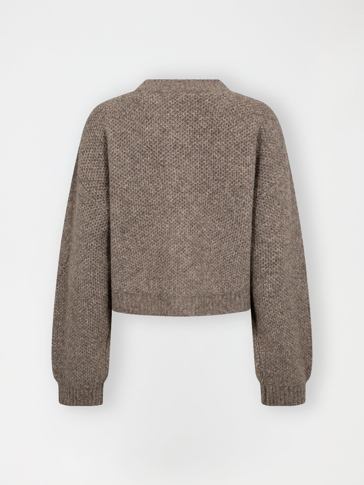 Gossia CarnaeGO Cardigan Strik Cardigan Brown melange