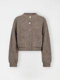 Gossia CarnaeGO Cardigan Strik Cardigan Brown melange