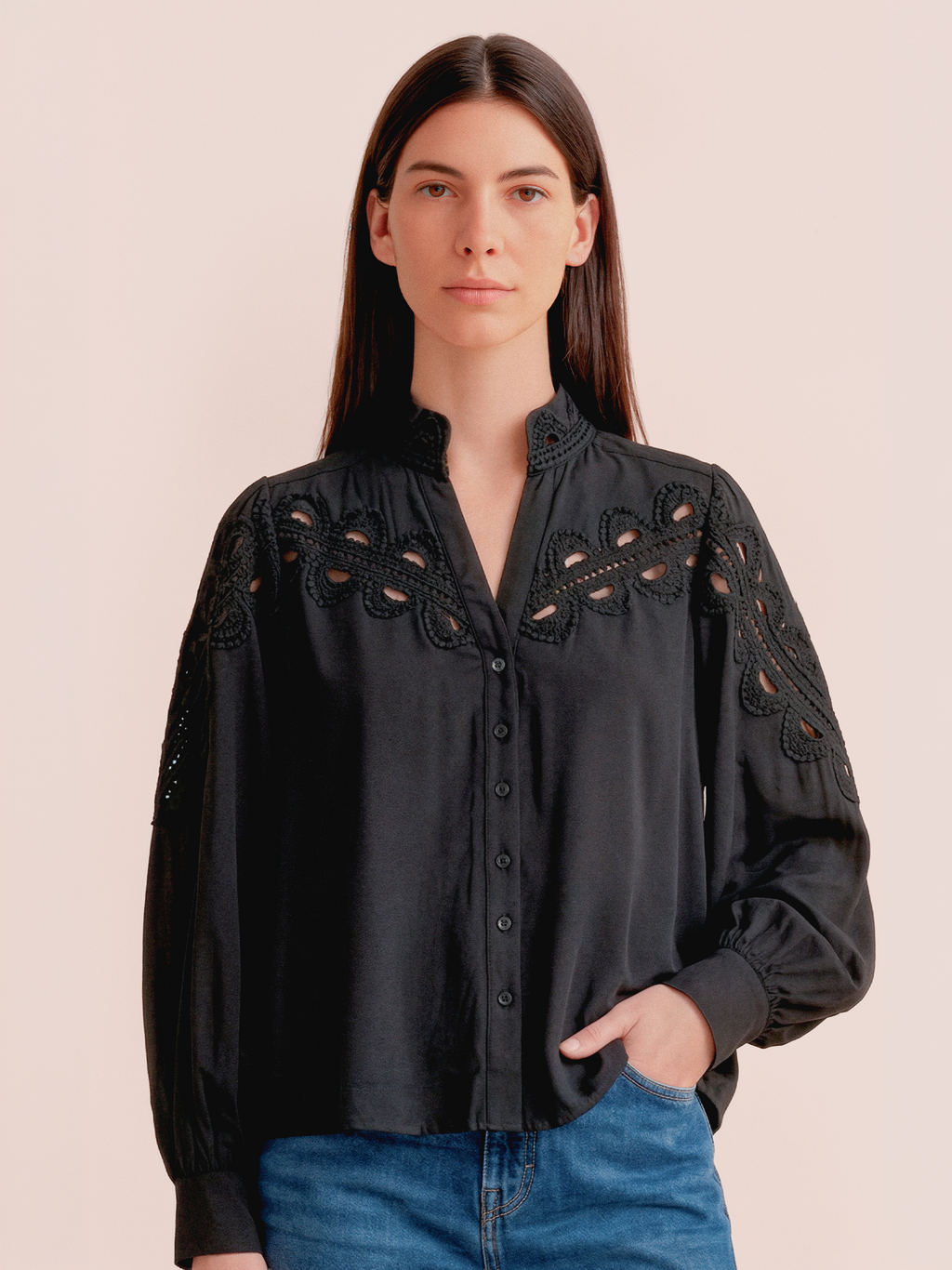 Gossia CessiaGO Blouse Bluser Black