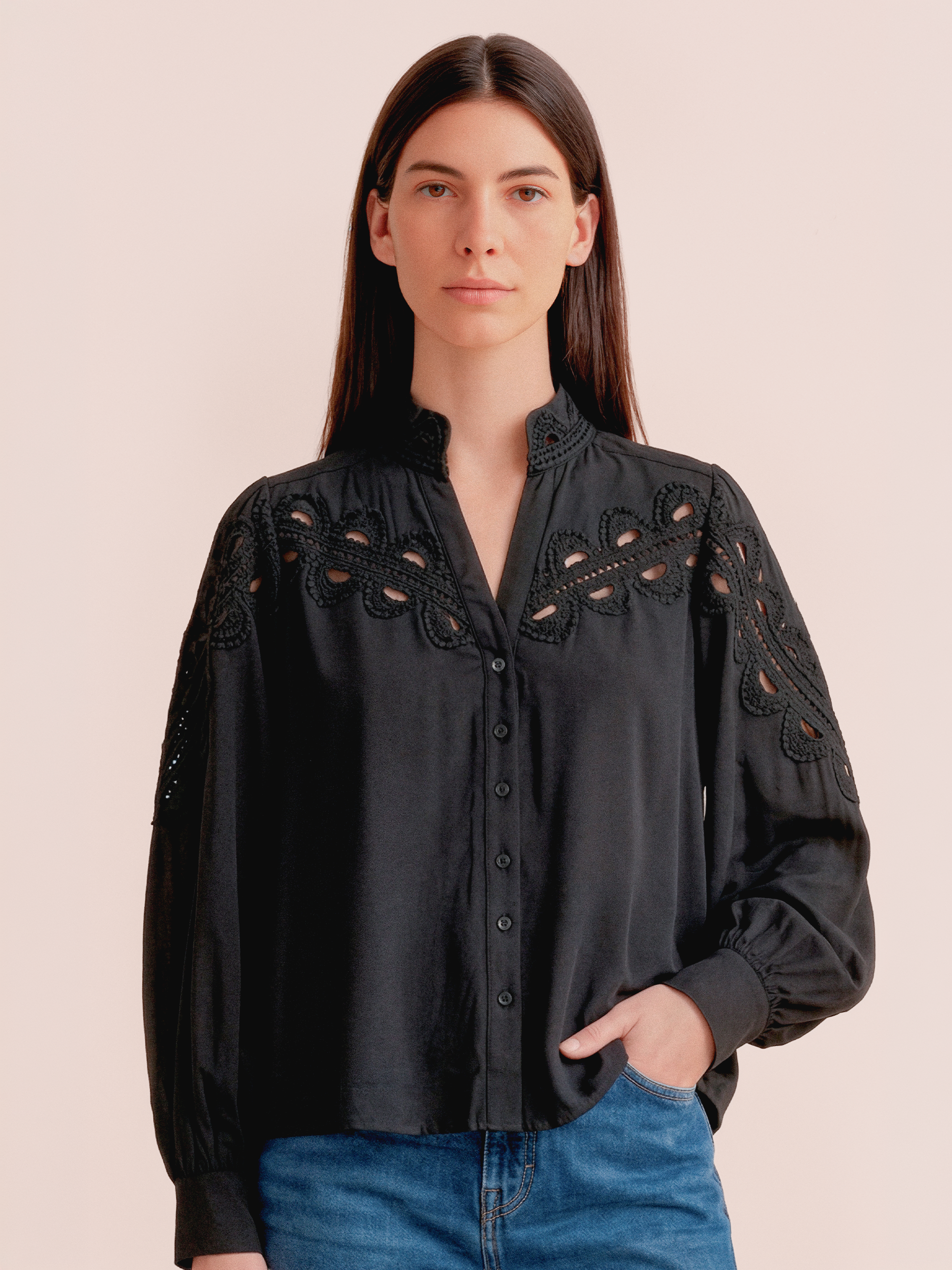 Gossia CessiaGO Blouse Bluser Black