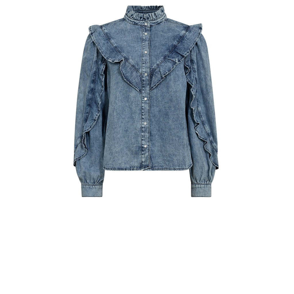 Gossia CiraGO Shirt Skjorter Blue Denim