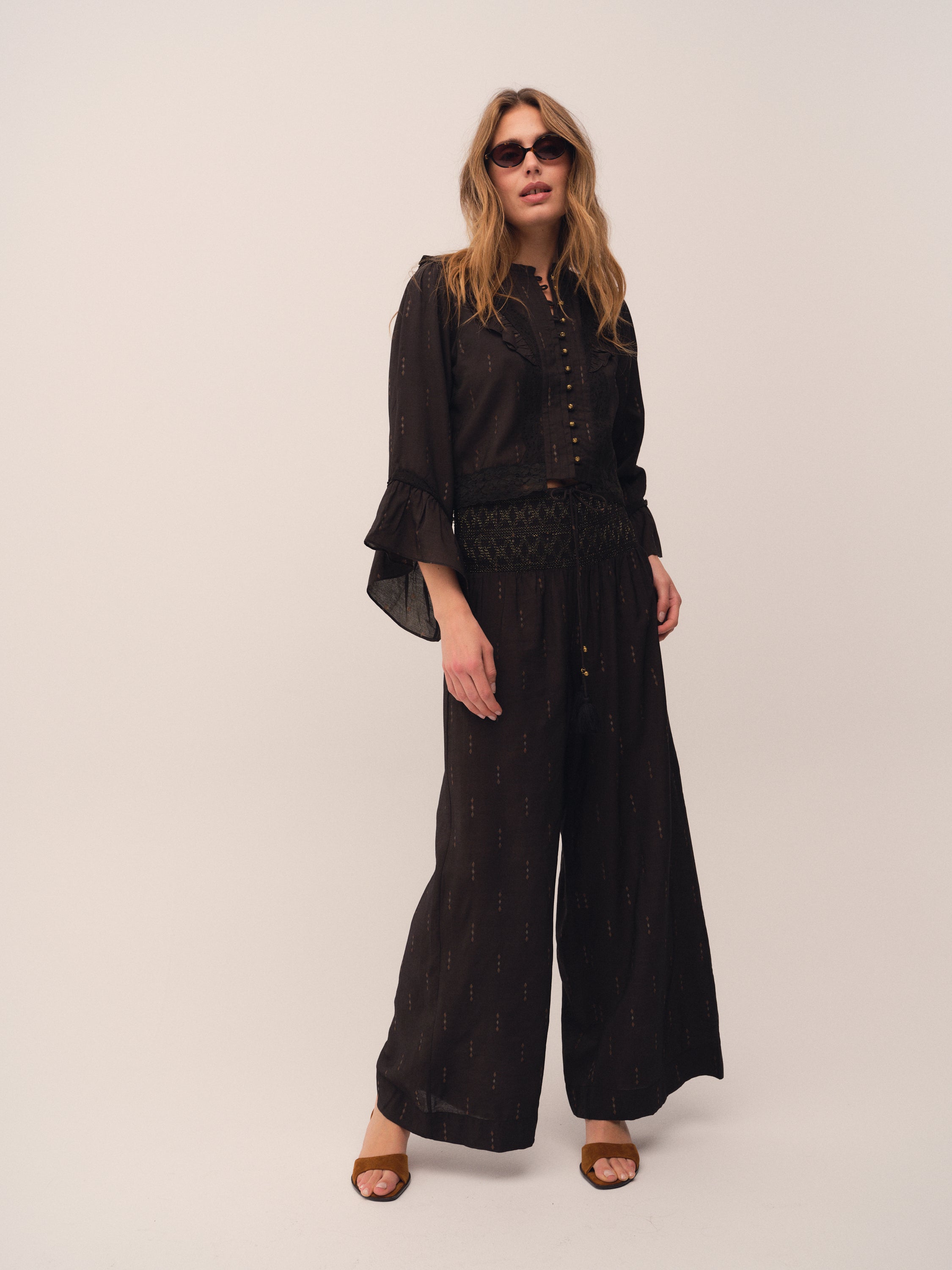 Gossia ClariGO Harem Pants Pants Black Mix