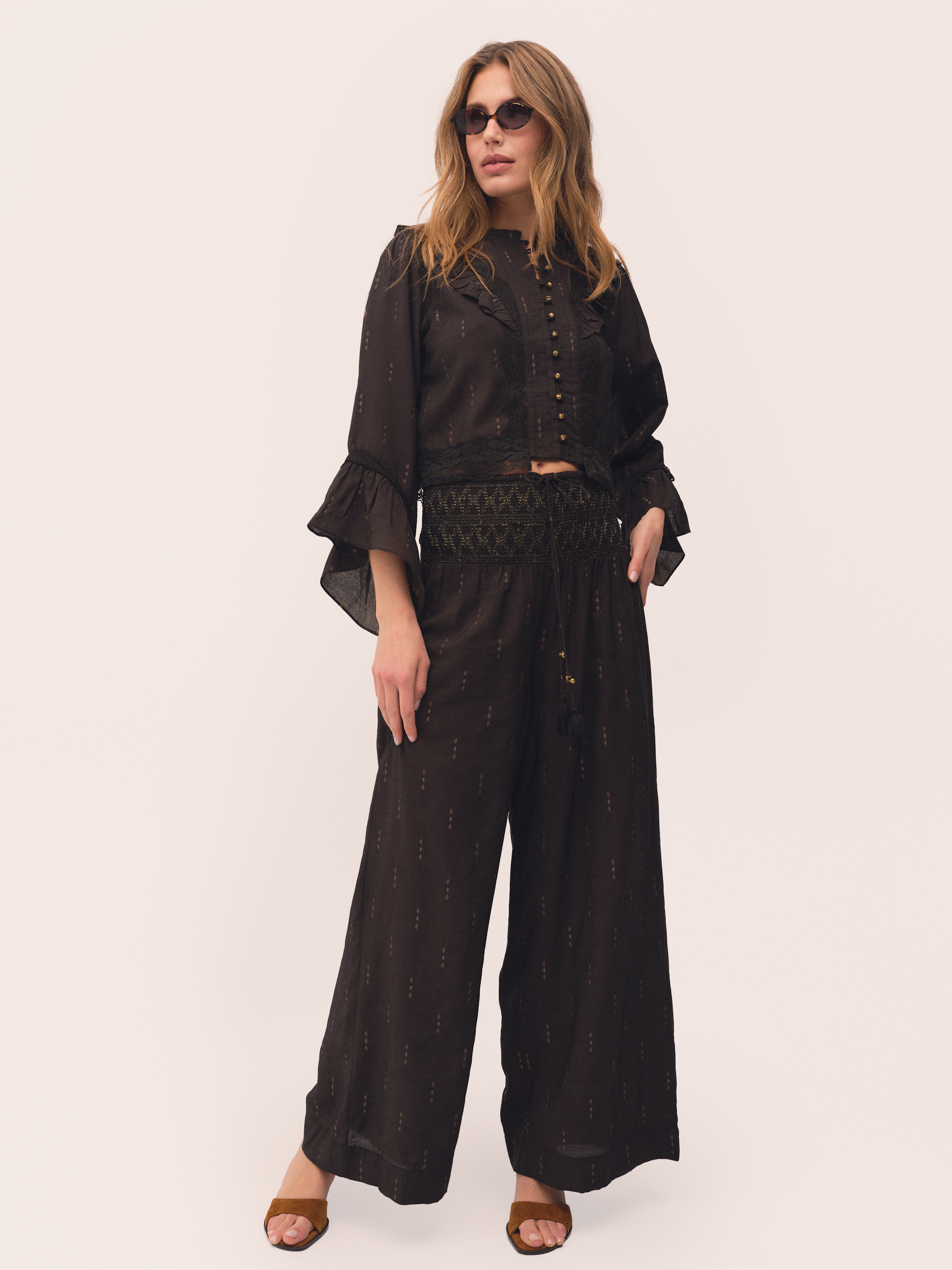 Gossia ClariGO Harem Pants Pants Black Mix