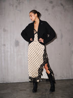 Gossia DahliaGO Mi Dress Dresses Latte Black Dots