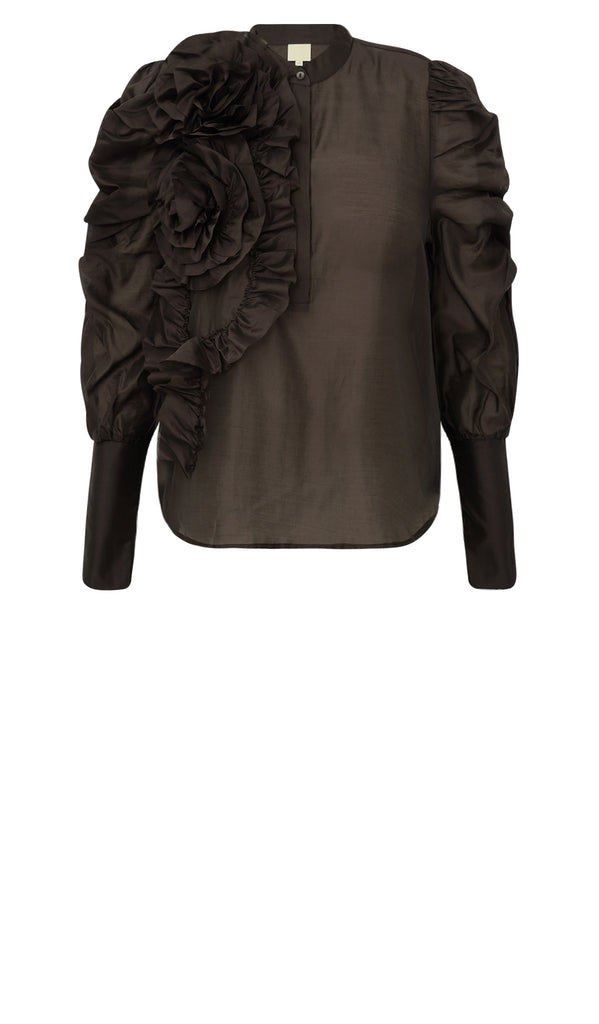 Gossia DevineGO Blouse Bluser Coffee