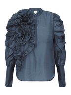 Gossia DevineGO Blouse Bluser Dusty Blue