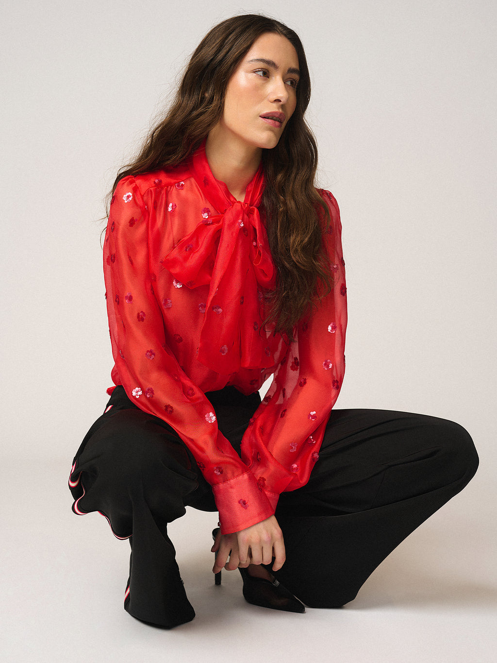 Gossia EchoGO Blouse Bluser True Red