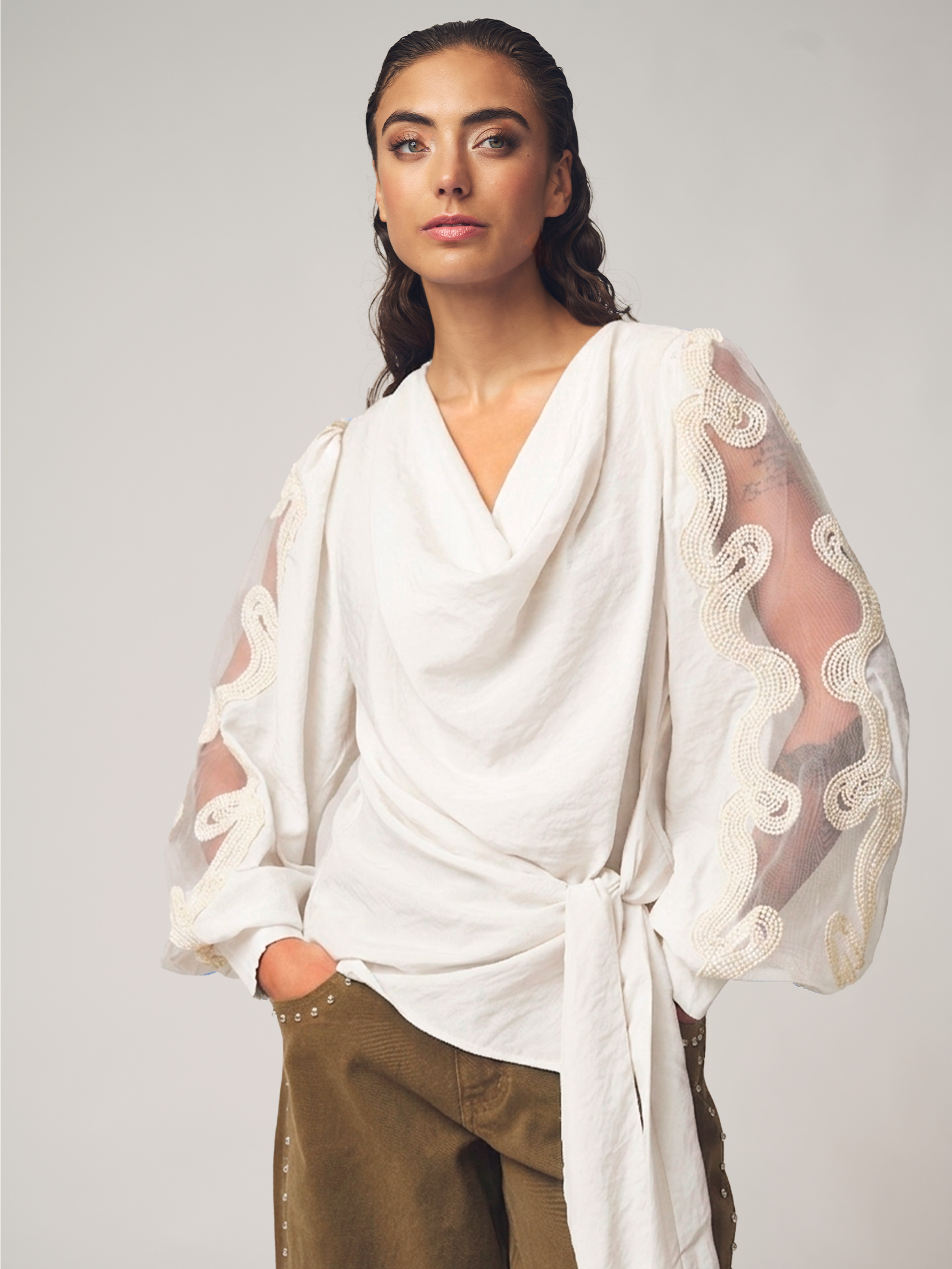 Gossia EmelieGO Blouse Bluser Off-white