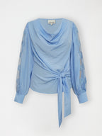 Gossia EmelieGO Blouse Bluser Soft Blue