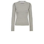 Gossia FabiolaGO Jumper T-Shirt Off-white/Black Stripes