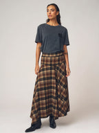 Gossia FleurGO Skirt Skirts Brown checks