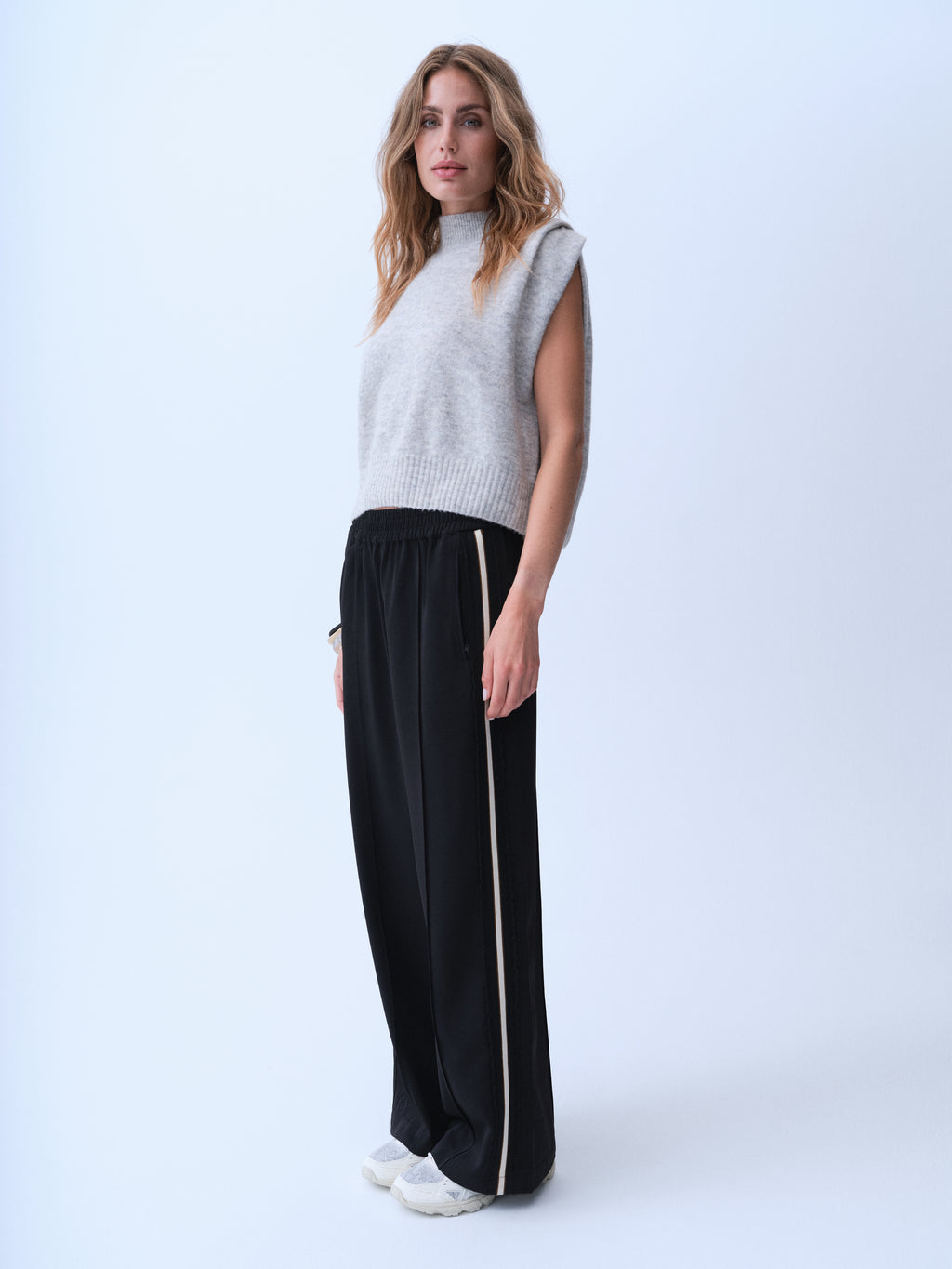 Gossia FlorenceGO Pants Pants Dark Grey Melange
